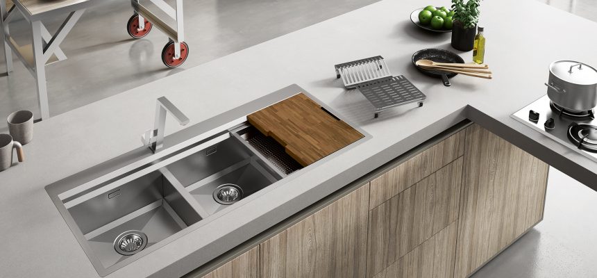 Functional Kitchen - Artinox sinks - Layer with accessories